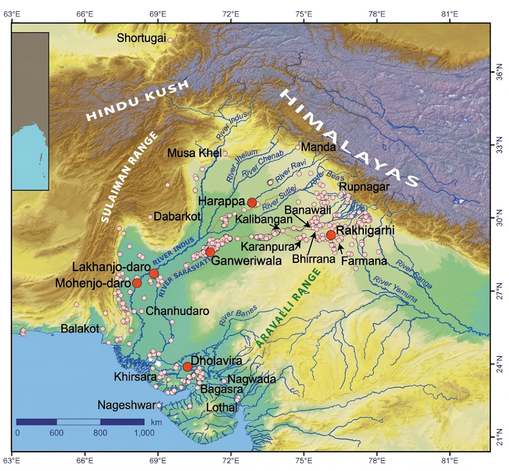NCERT Notes Class 6 Social Science (Geography) Chapter 6: The Beginnings of Indian Civilisation