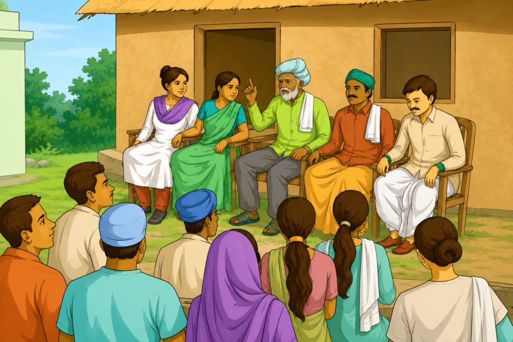 NCERT Notes Class 6 Social science (Geography) Chapter 11: Grassroots Democracy - Part 2 Local Government in Rural Areas