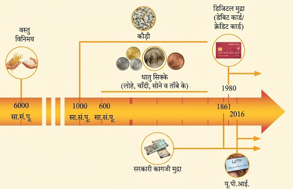 NCERT Notes Class 7 Social science (Geography) Chapter 11: From Barter to Money